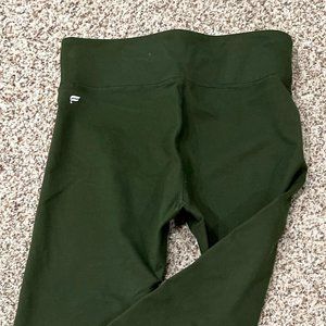Fabletics high waisted olive green leggings